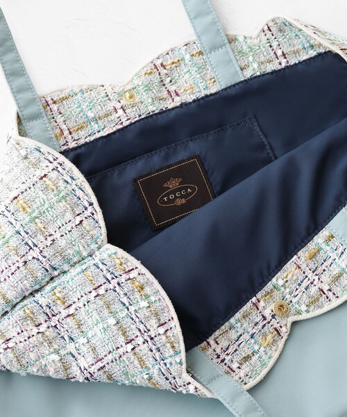 TOCCA(トッカ)の「DEAR EMILY BAG サブバッグ(トートバッグ・レディース・ブラック系/スカイブルー系/アイボリー系/ブラック系5・F)」の12枚目の写真