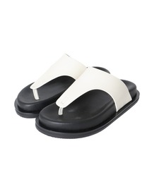 DRESSLAVE | waa.studios / KEO SANDALS(レザートングサンダル 31WA0D24SK1/2)(サンダル)