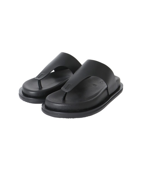 DRESSLAVE（ドレスレイブ）の「waa.studios / KEO SANDALS(レザートングサンダル 31WA0D24SK1/2)（サンダル・レディース・ホワイト/ブラック・39）」の2枚目の写真