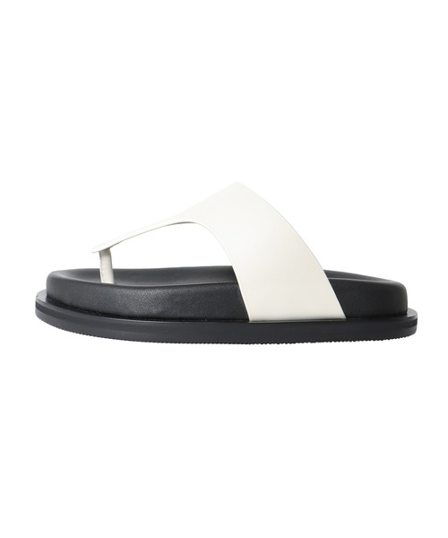 DRESSLAVE（ドレスレイブ）の「waa.studios / KEO SANDALS(レザートングサンダル 31WA0D24SK1/2)（サンダル・レディース・ホワイト/ブラック・39/38）」の14枚目の写真