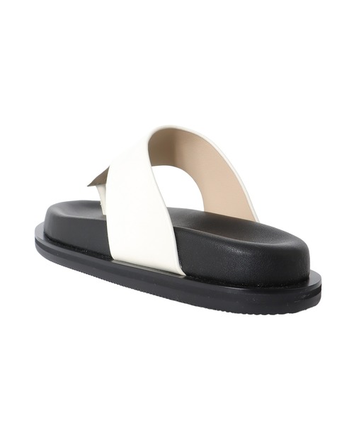 DRESSLAVE（ドレスレイブ）の「waa.studios / KEO SANDALS(レザートングサンダル 31WA0D24SK1/2)（サンダル・レディース・ホワイト/ブラック・39/38）」の5枚目の写真