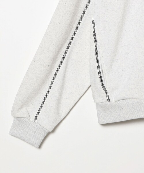 cabaret poval（キャバレーポバール）の「Cabaret Poval / Half Zip Trainer（スウェット・メンズ・ライトグレー・L/XL/M）」の5枚目の写真