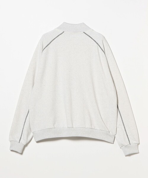 cabaret poval（キャバレーポバール）の「Cabaret Poval / Half Zip Trainer（スウェット・メンズ・ライトグレー・L/XL/M）」の4枚目の写真