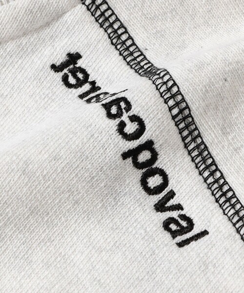 cabaret poval（キャバレーポバール）の「Cabaret Poval / Half Zip Trainer（スウェット・メンズ・ライトグレー・L/XL/M）」の3枚目の写真