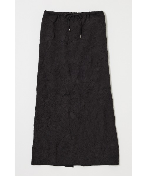 MOUSSY（マウジー）の「CRINKLED SATIN スカート（スカート・レディース・オフホワイト/ブラック/ブラウン系その他・1/2）」の4枚目の写真