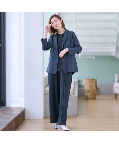 AOYAMA（アオヤマ）の「ドローコードワイドパンツ【セットアップ着用可】（その他パンツ・レディース・ブラック・S/M）」の6枚目の写真