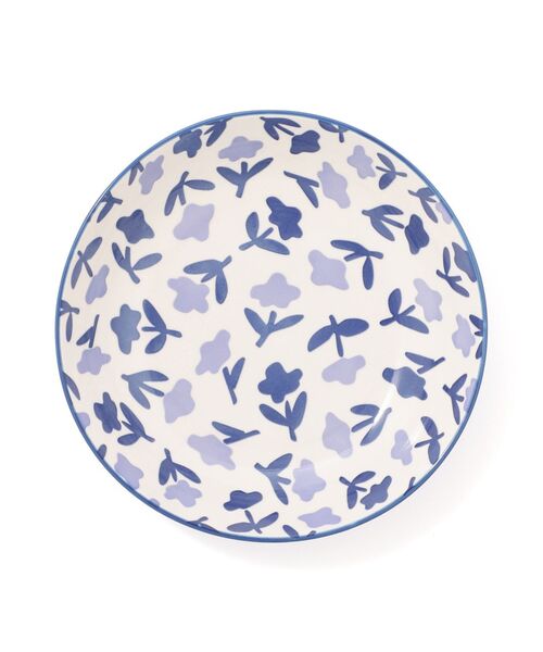 色々皿 ディーププレート ネイビーフラワー（食器）｜Francfranc