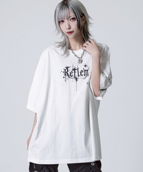 『REFLEM/レフレム』ショルダーZIPカットソー/半袖Tシャツ REFLEM/レフレム』ショルダーZIPカットソー/半袖Tシャツ（T