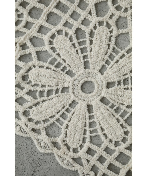 cawaii(カワイイ)の「連なる花のドルマンクロシェプルオーバートップス(Tシャツ/カットソー・レディース・ベージュ・FREE)」の9枚目の写真