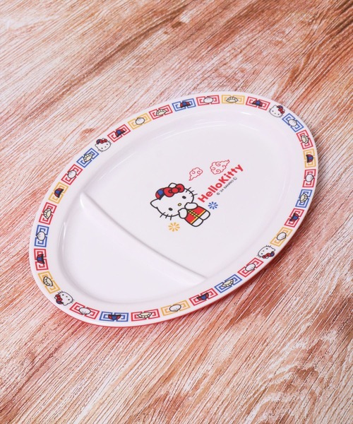 sanrio(サンリオ)の「(SK)【Disney & sanrio】おうちで楽しむ町中華 メラミン製 ギョーザ皿(食器・レディース・ホワイト/オフホワイト・ONE SIZE)」の10枚目の写真