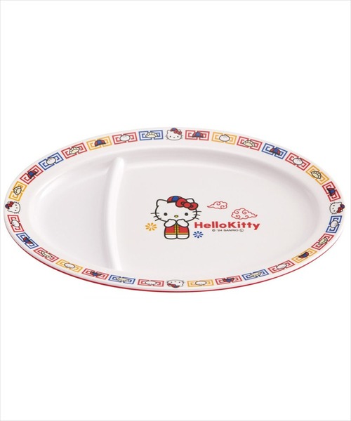 sanrio(サンリオ)の「(SK)【Disney & sanrio】おうちで楽しむ町中華 メラミン製 ギョーザ皿(食器・レディース・ホワイト/オフホワイト・ONE SIZE)」の9枚目の写真
