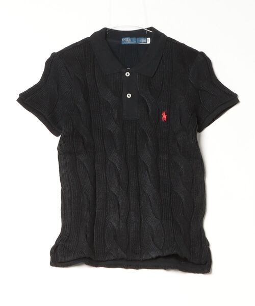 POLO RALPH LAUREN✨コットンケーブルニットポロシャツ RALPH LAUREN｜ケーブルニット ポロシャツ | Rakuten Fashion