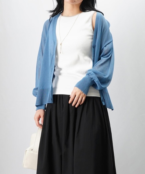 LUCA/LADY LUCK LUCA(ルカ/レディラックルカ)の「LC/LLL 配色タンク(タンクトップ・レディース・ブラック/チャコールグレー/オフホワイト・FREE)」の18枚目の写真