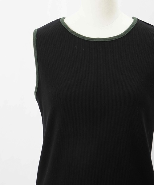 LUCA/LADY LUCK LUCA(ルカ/レディラックルカ)の「LC/LLL 配色タンク(タンクトップ・レディース・ブラック/チャコールグレー/オフホワイト・FREE)」の14枚目の写真