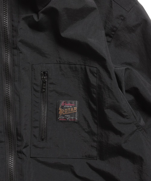 ROTAR(ローター)の「Nylon Windbreaker(ナイロンジャケット・メンズ・グリーン/ブラック・X-LARGE/LARGE/MEDIUM)」の9枚目の写真