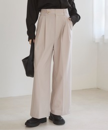 ANGIE（アンジー）の「フラップデザインタック入りスラックス（スラックス）」