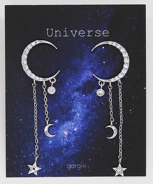 gargle ガーグル：宇宙シリーズ stella moon ムーン 月 ピアス（ピアス