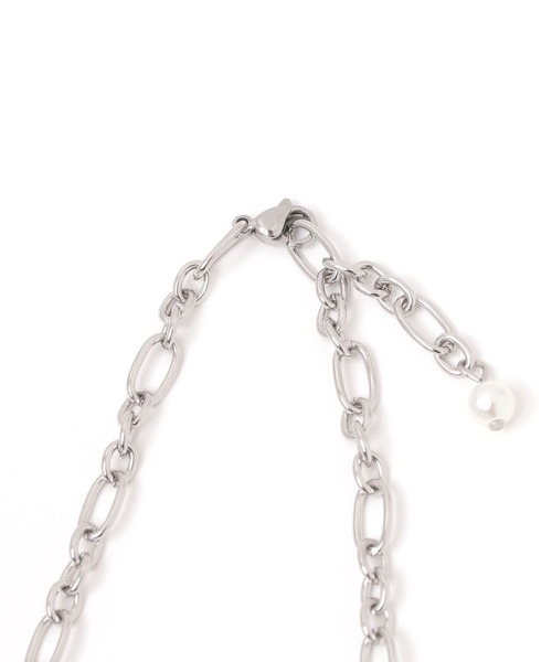 Heather（ヘザー）の「ステンレスビッグハートネックレス　571431（ネックレス・レディース・シルバー/ゴールド・ONE SIZE）」の4枚目の写真