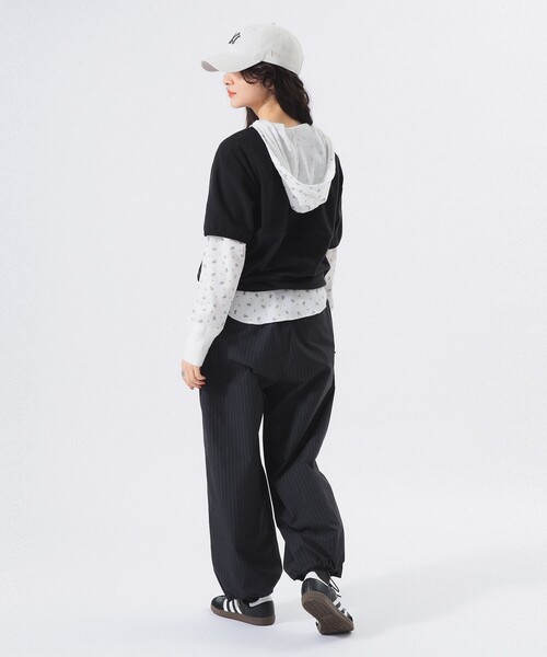 BEAMS BOY（ビームスボーイ）の「【2/5再値下げ】フリース ハーフジップ ショートスリーブ（その他トップス・レディース・ブラック/ブルー・ONE SIZE）」の9枚目の写真