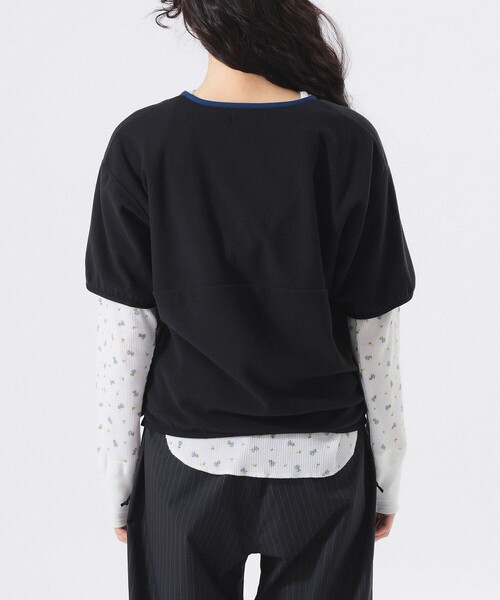 BEAMS BOY（ビームスボーイ）の「【2/5再値下げ】フリース ハーフジップ ショートスリーブ（その他トップス・レディース・ブラック/ブルー・ONE SIZE）」の13枚目の写真