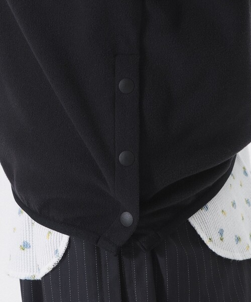 BEAMS BOY（ビームスボーイ）の「【2/5再値下げ】フリース ハーフジップ ショートスリーブ（その他トップス・レディース・ブラック/ブルー・ONE SIZE）」の16枚目の写真