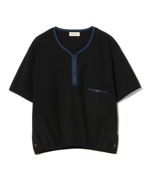 BEAMS BOY（ビームスボーイ）の「【2/5再値下げ】フリース ハーフジップ ショートスリーブ（その他トップス・レディース・ブラック/ブルー・ONE SIZE）」の18枚目の写真