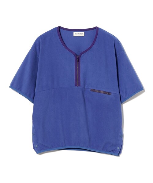 セール】【1/15再値下げ】フリース ハーフジップ ショートスリーブ