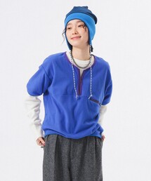 BEAMS BOY | 【2/5再値下げ】フリース ハーフジップ ショートスリーブ(その他トップス)