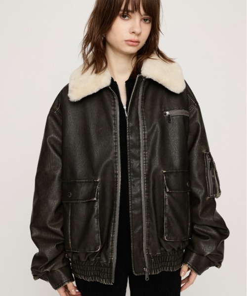 【短丈雰囲気系】90s レザージャケット アメカジ　vintage フェード 90's Vintage ブラックレザージャケット 短丈 アメカジ - メルカリ