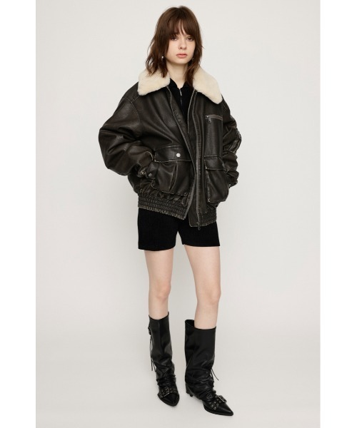 WEB限定再入荷】VINTAGE F/LEATHER S/BZ ヴィンテージ フェイク