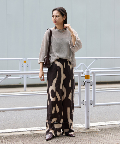 ペーパーヤーンサマールーズプルオーバー（ニット/セーター