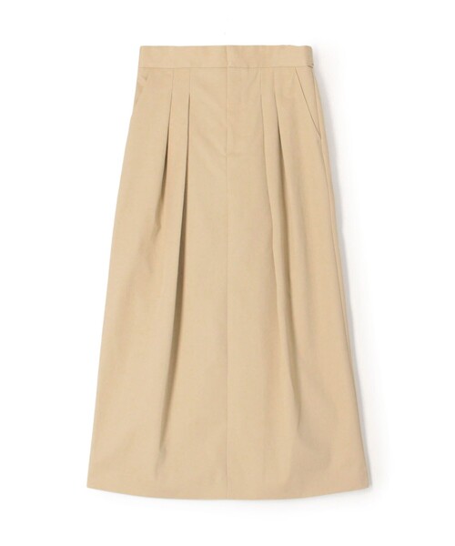 caban（キャバン）の「コットンギャバジン 2タックロングスカート（スカート・レディース・ダークブラウン/ベージュ/ネイビー・XS/S）」の3枚目の写真