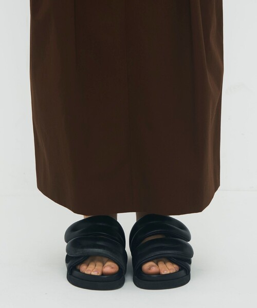 caban（キャバン）の「コットンギャバジン 2タックロングスカート（スカート・レディース・ダークブラウン/ベージュ/ネイビー・XS/S）」の12枚目の写真