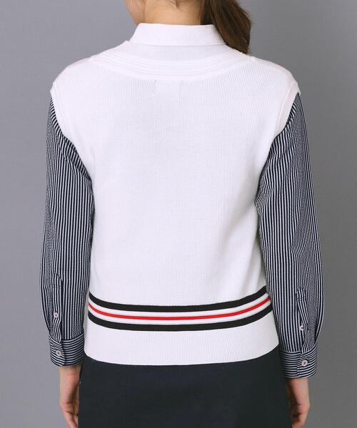 adabat（アダバット）の「【ADABAT NAVY】オフショルダーチルデンベスト（ベスト・レディース・ネイビー/ホワイト系・42/38/40）」の16枚目の写真