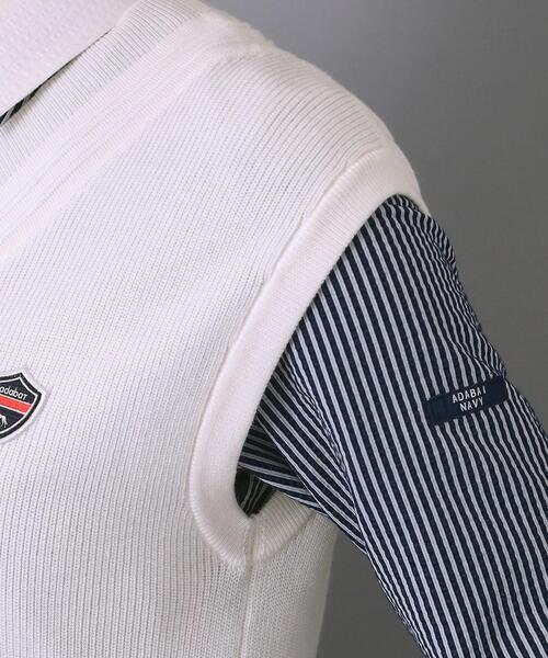 adabat（アダバット）の「【ADABAT NAVY】オフショルダーチルデンベスト（ベスト・レディース・ネイビー/ホワイト系・42/38/40）」の18枚目の写真