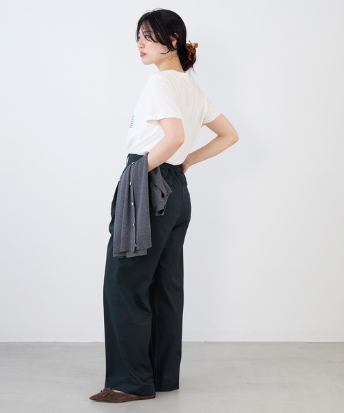 REMI RELIEF（レミレリーフ）の「【REMI RELIEF】別注- "US RUN"SP加工ロゴT-shirt（Tシャツ/カットソー・レディース・ブラック/オフホワイト・FREE）」の11枚目の写真