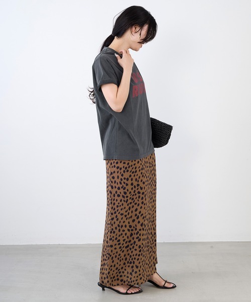 REMI RELIEF（レミレリーフ）の「【REMI RELIEF】別注- "US RUN"SP加工ロゴT-shirt（Tシャツ/カットソー・レディース・ブラック/オフホワイト・FREE）」の17枚目の写真