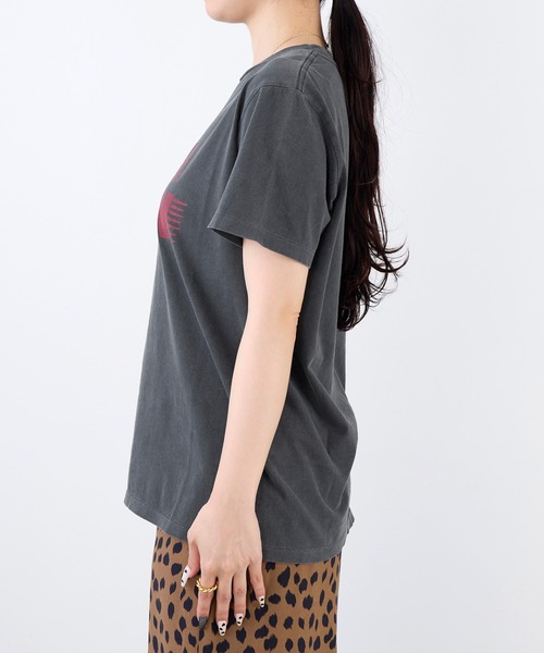 REMI RELIEF（レミレリーフ）の「【REMI RELIEF】別注- "US RUN"SP加工ロゴT-shirt（Tシャツ/カットソー・レディース・ブラック/オフホワイト・FREE）」の21枚目の写真