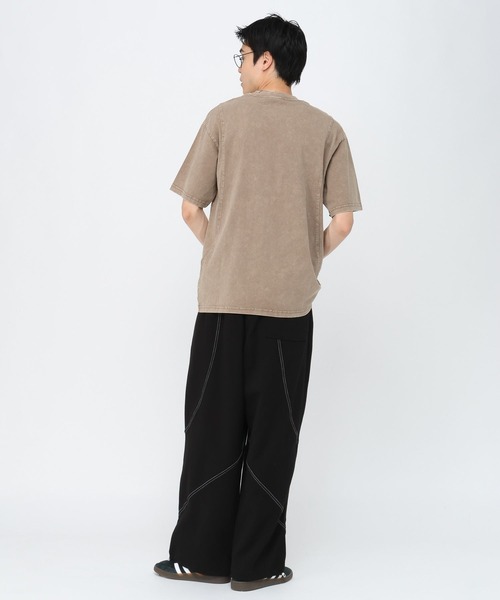 LAND MUSEUM（ランドミュージアム）の「LAND MUSEUM／ステッチスウェットパンツ（スウェットパンツ・メンズ・グレー/ブラック・FREE）」の11枚目の写真