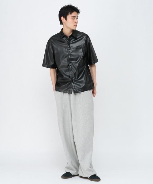 LAND MUSEUM（ランドミュージアム）の「LAND MUSEUM／ステッチスウェットパンツ（スウェットパンツ・メンズ・グレー/ブラック・FREE）」の18枚目の写真