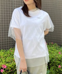ロゴT×チュールT コンパクトアンサンブル