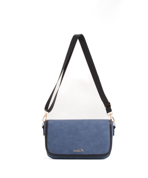 Arnold Palmer（アーノルドパーマー）の「フェイクレザー ショルダーバッグ（ショルダーバッグ・レディース・インディゴブルー/ベージュ/ブラック・F）」の6枚目の写真