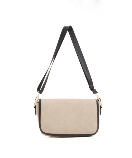 Arnold Palmer（アーノルドパーマー）の「フェイクレザー ショルダーバッグ（ショルダーバッグ・レディース・インディゴブルー/ベージュ/ブラック・F）」の5枚目の写真