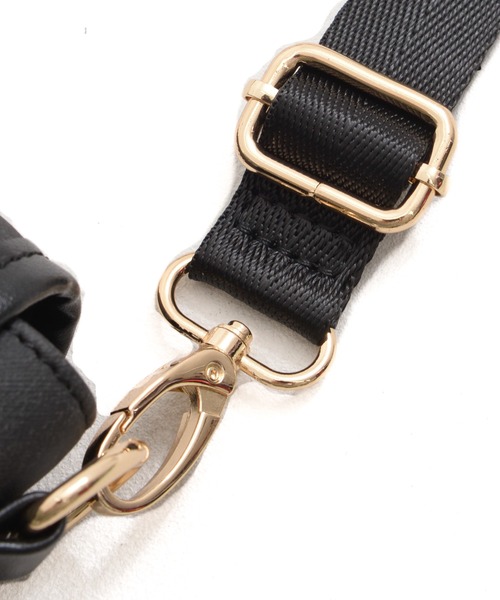 Arnold Palmer（アーノルドパーマー）の「フェイクレザー ショルダーバッグ（ショルダーバッグ・レディース・インディゴブルー/ベージュ/ブラック・F）」の12枚目の写真