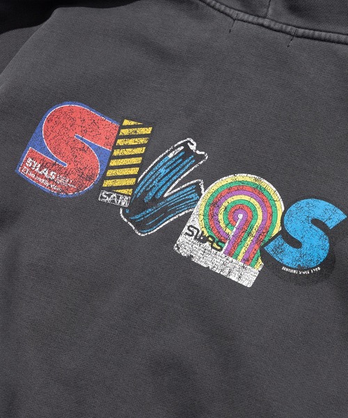 SILAS(サイラス)の「STICKER BOMB ZIP HOODIE(パーカー・メンズ・ブラウン/ブラック/グリーン・L/M/XL)」の10枚目の写真