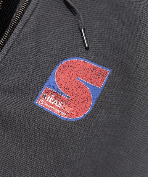 SILAS(サイラス)の「STICKER BOMB ZIP HOODIE(パーカー・メンズ・ブラウン/ブラック/グリーン・L/M/XL)」の12枚目の写真