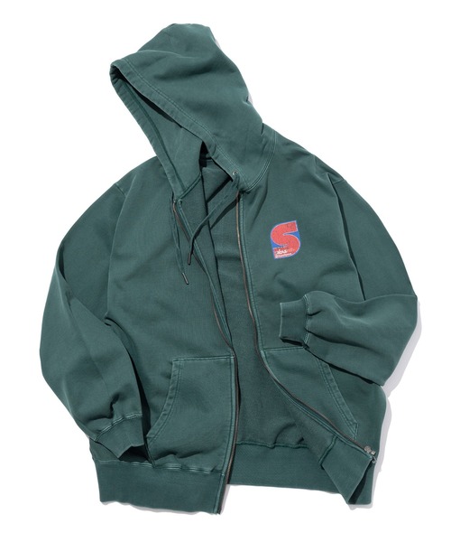 SILAS(サイラス)の「STICKER BOMB ZIP HOODIE(パーカー・メンズ・ブラウン/ブラック/グリーン・L/M/XL)」の7枚目の写真