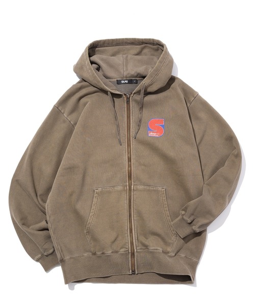 SILAS(サイラス)の「STICKER BOMB ZIP HOODIE(パーカー・メンズ・ブラウン/ブラック/グリーン・L/M/XL)」の8枚目の写真