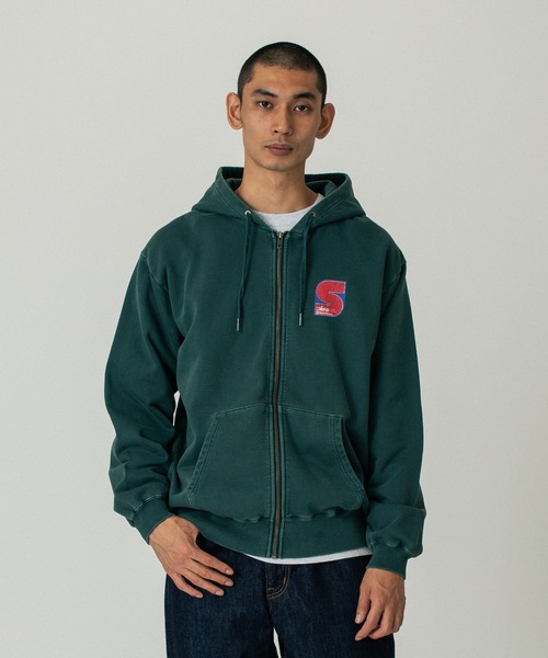 SILAS(サイラス)の「STICKER BOMB ZIP HOODIE(パーカー・メンズ・ブラウン/ブラック/グリーン・L/M/XL)」の4枚目の写真