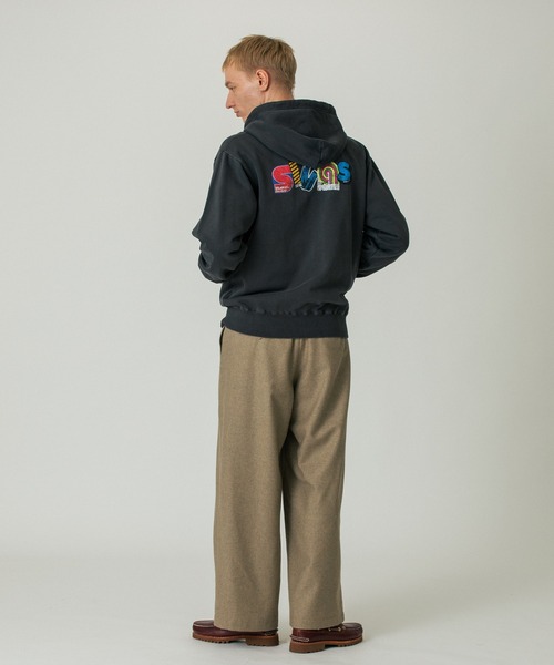 SILAS(サイラス)の「STICKER BOMB ZIP HOODIE(パーカー・メンズ・ブラウン/ブラック/グリーン・L/M/XL)」の19枚目の写真